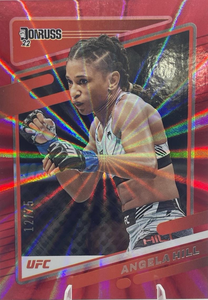 Angela Hill 2022 Panini Donruss UFC Base #151 Red