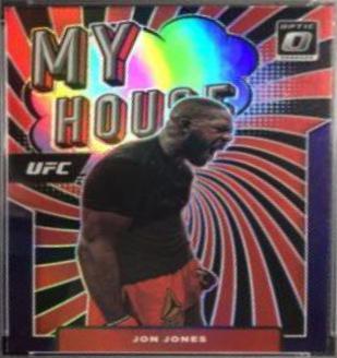 Jon Jones 2022 Panini Donruss Optic UFC My House #20 Purple