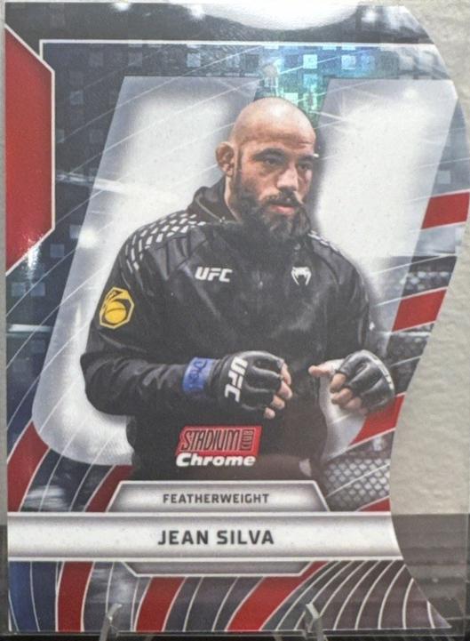 Jean Silva 2026 Topps Stadium Club UFC Triumvirates #TV-20 Red Refractor