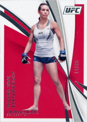 Miesha Tate 2021 Panini Immaculate UFC Base #16 Platinum