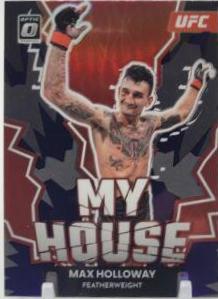 Max Holloway 2023 Panini Donruss Optic UFC My House #3 Purple