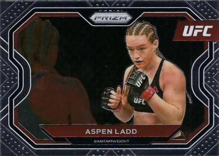 Aspen Ladd 2021 Panini Prizm UFC Base #104 Black