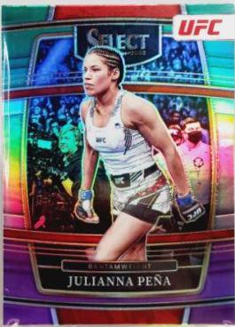 Julianna Peña 2022 Panini Select UFC Premier Level #183 Tiger