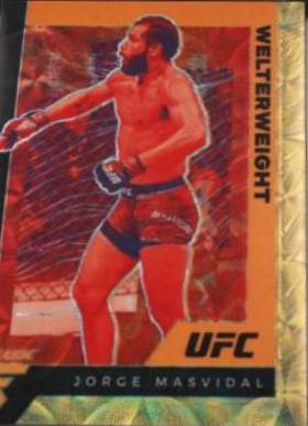 Jorge Masvidal 2021 Panini Chronicles UFC Base Contenders Season Ticket #8 Asia Gold