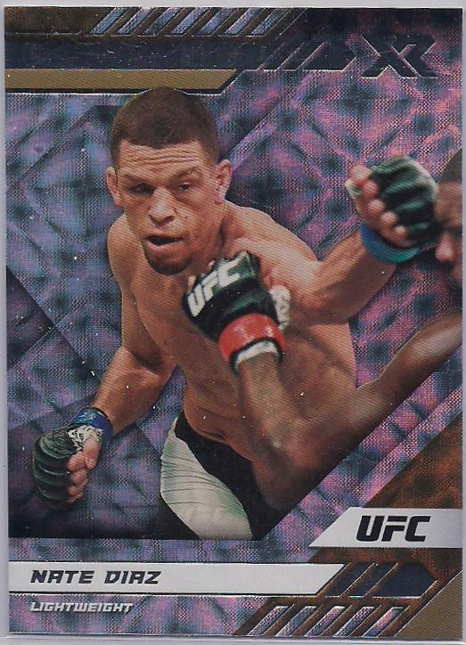 Nate Diaz 2021 Panini Chronicles UFC Base XR #192 Asia