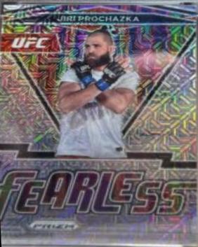 Jiri Prochazka 2022 Panini Prizm UFC Fearless #9 Mojo