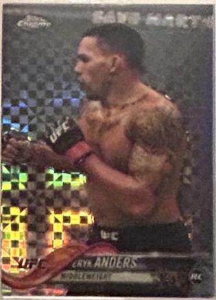 Eryk Anders 2018 Topps Chrome UFC Base #7 Xfractor