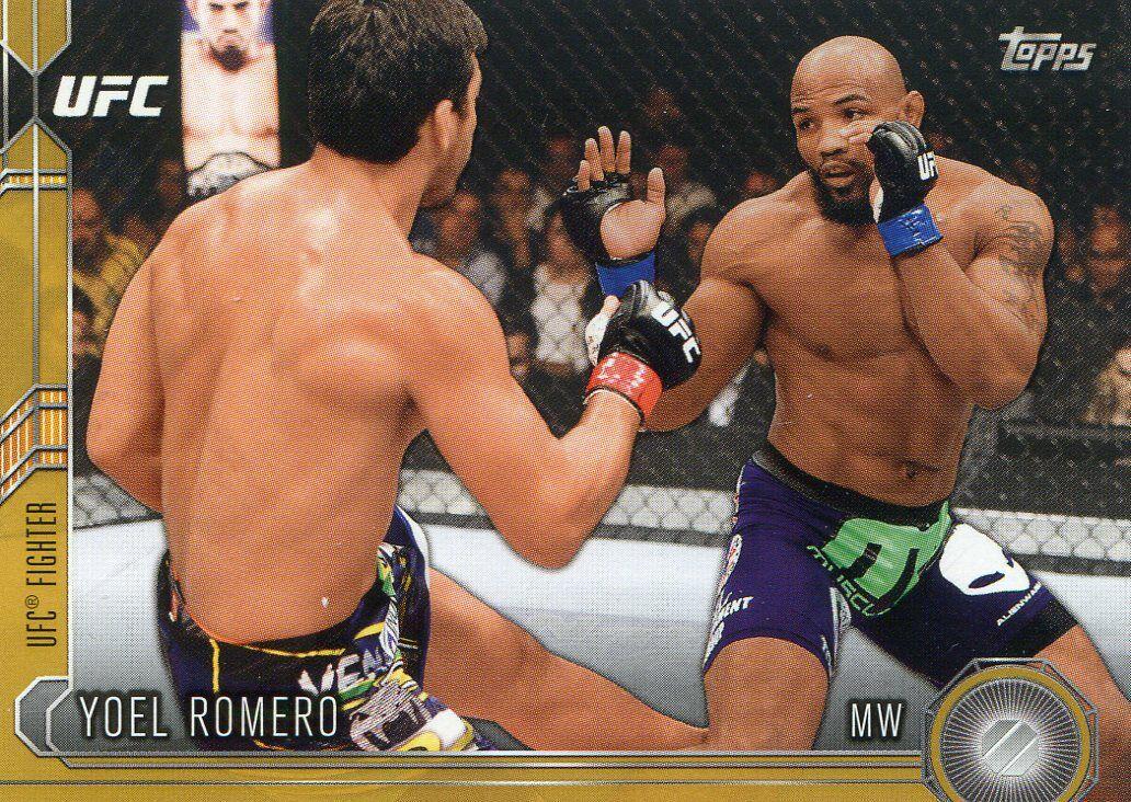 Yoel Romero 2015 Topps UFC Chronicles Base #193 Gold