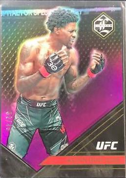 Kevin Holland 2023 Panini Chronicles UFC Base Contenders Optic Season Ticket #360 Gold Vinyl