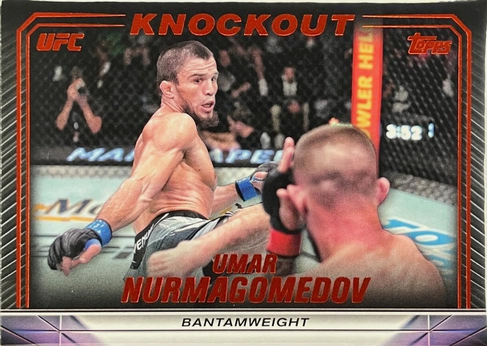 Umar Nurmagomedov 2024 Topps Knockout UFC Base #91 Orange
