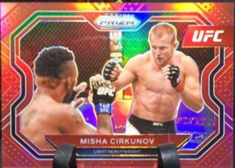 Misha Cirkunov 2021 Panini Prizm UFC Base #105 Red