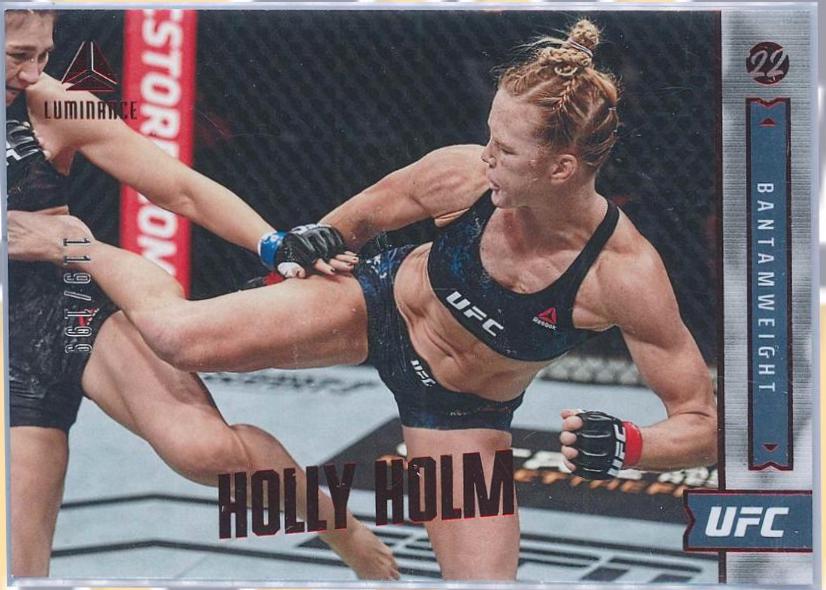 Holly Holm 2022 Panini Chronicles UFC Base Luminance #152 Red