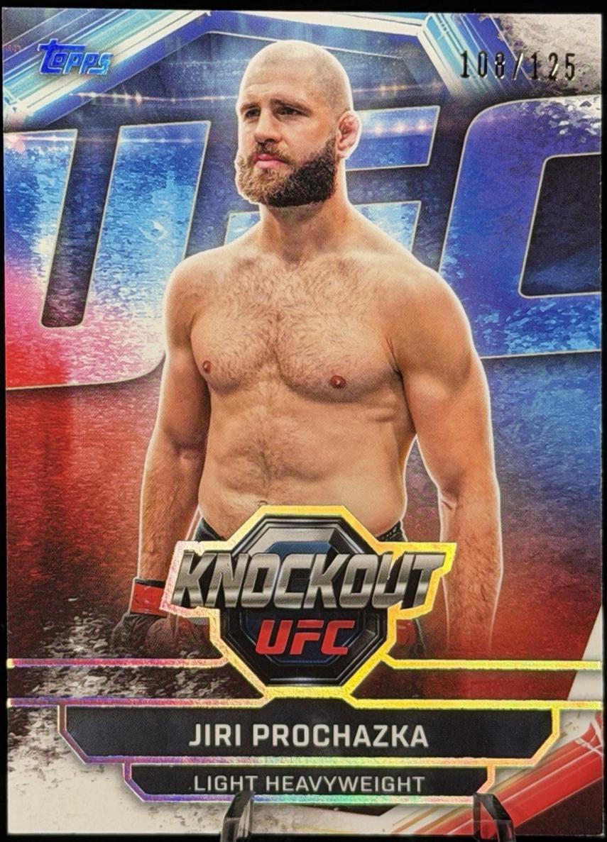 Jiri Prochazka 2026 Topps Knockout UFC Base #13 Holo Silver