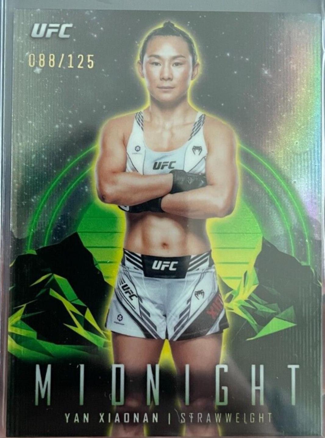 Yan Xiaonan 2024 Topps Midnight UFC Base #90 Morning