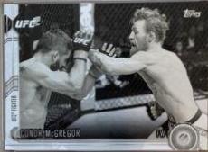 Conor McGregor 2015 Topps UFC Chronicles Base #185 Black and White