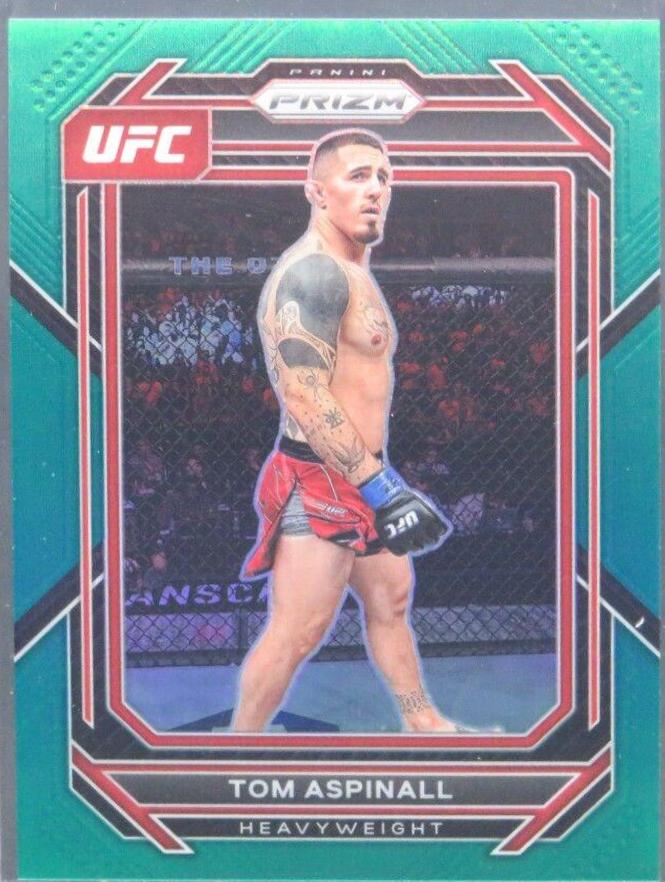 Tom Aspinall 2023 Panini Prizm UFC Base #138 Teal