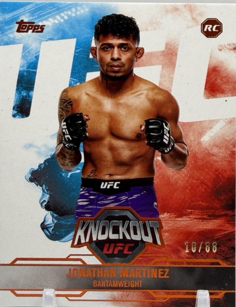 Jonathan Martinez 2025 Topps Knockout UFC Base #8 Orange