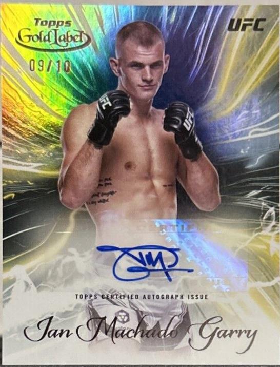 Ian Machado Garry 2024 Topps Gold Label UFC Surging Signatures #SGS-IMG Black
