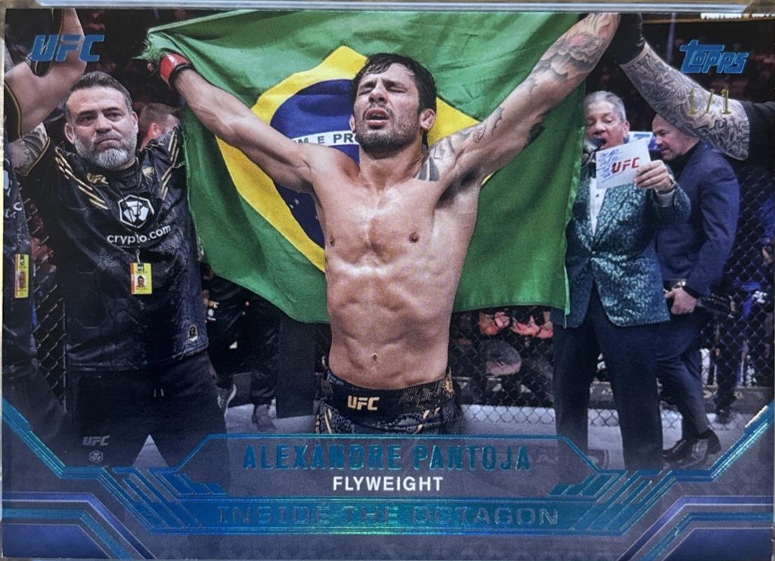 Alexandre Pantoja 2024 Topps Knockout UFC Inside the Octagon #ITO-6 Platinum