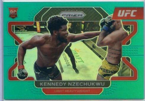 Kennedy Nzechukwu 2022 Panini Prizm UFC Base #74 Teal