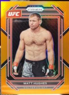 Matt Hughes 2023 Panini Prizm UFC Base #142 Orange