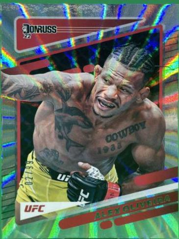 Alex Oliveira 2022 Panini Donruss UFC Base #194 Laser