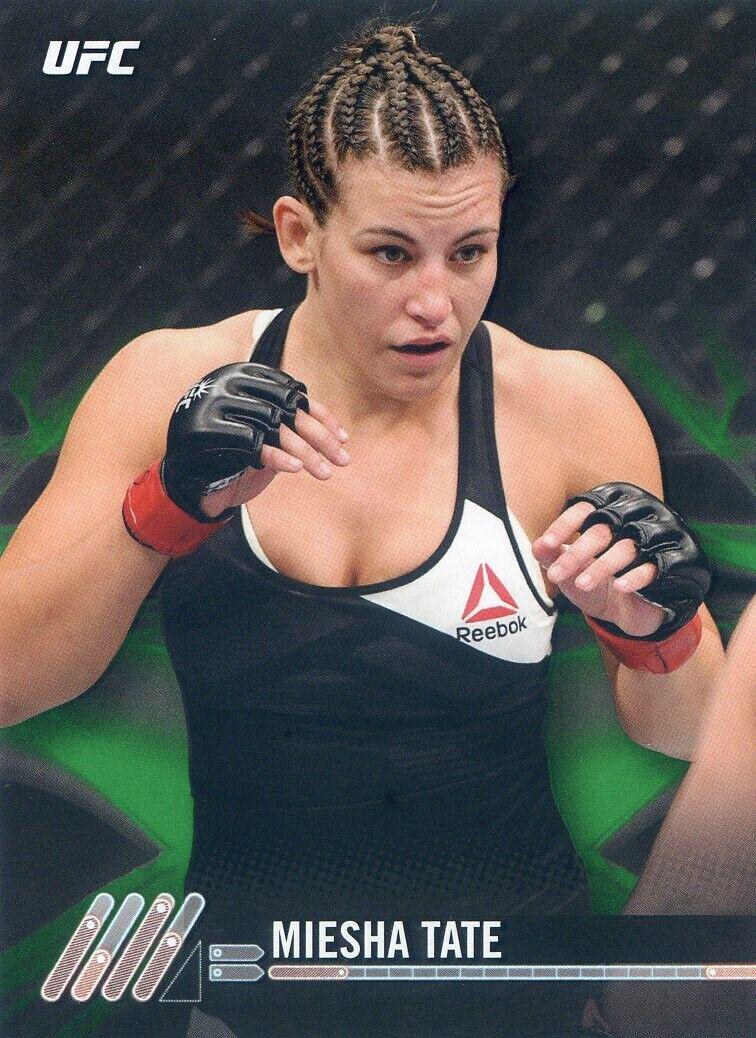 Miesha Tate 2017 Topps UFC Knockout Base #16 Green
