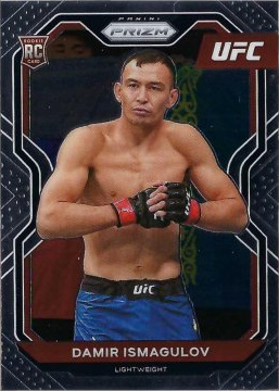 Damir Ismagulov 2021 Panini Prizm UFC Base #60 Green Pulsar