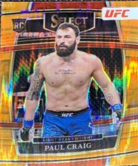 Paul Craig 2022 Panini Select UFC Concourse #99 Orange Flash
