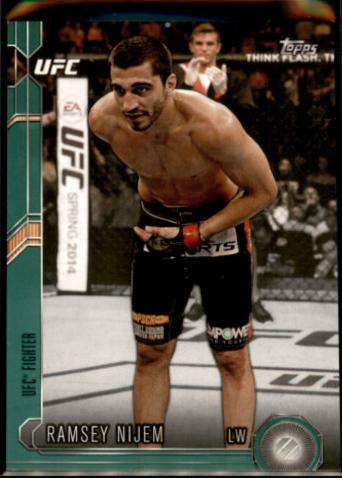 Ramsey Nijem 2015 Topps UFC Chronicles Base #129 Green