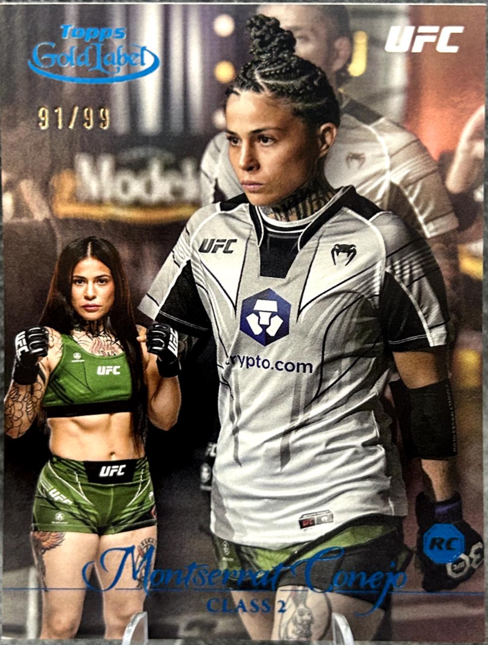 Kayla Harrison 2024 Topps Gold Label UFC Base Class II #83 Blue