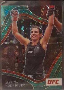 Marina Rodriguez 2022 Panini Select UFC Octagonside #233 Green Disco
