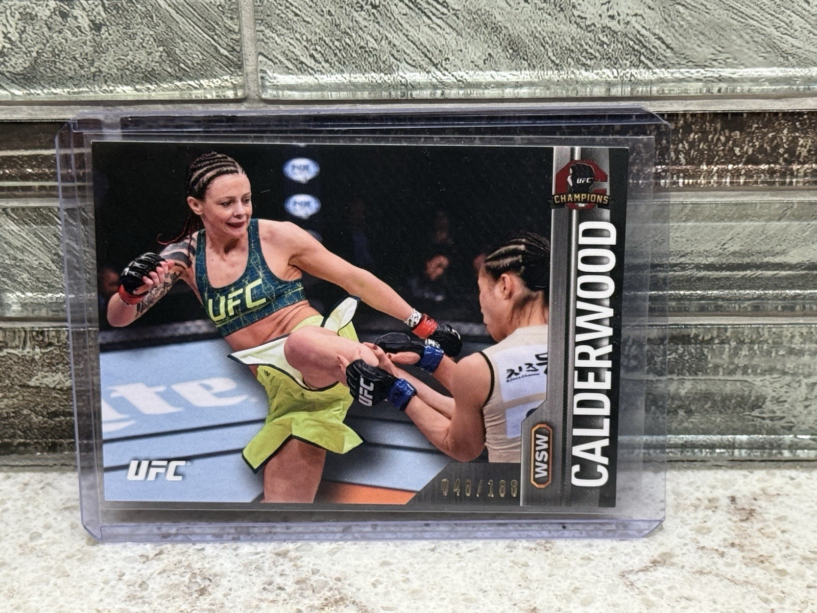 Joanne Wood 2015 Topps UFC Champions Base #159 Black