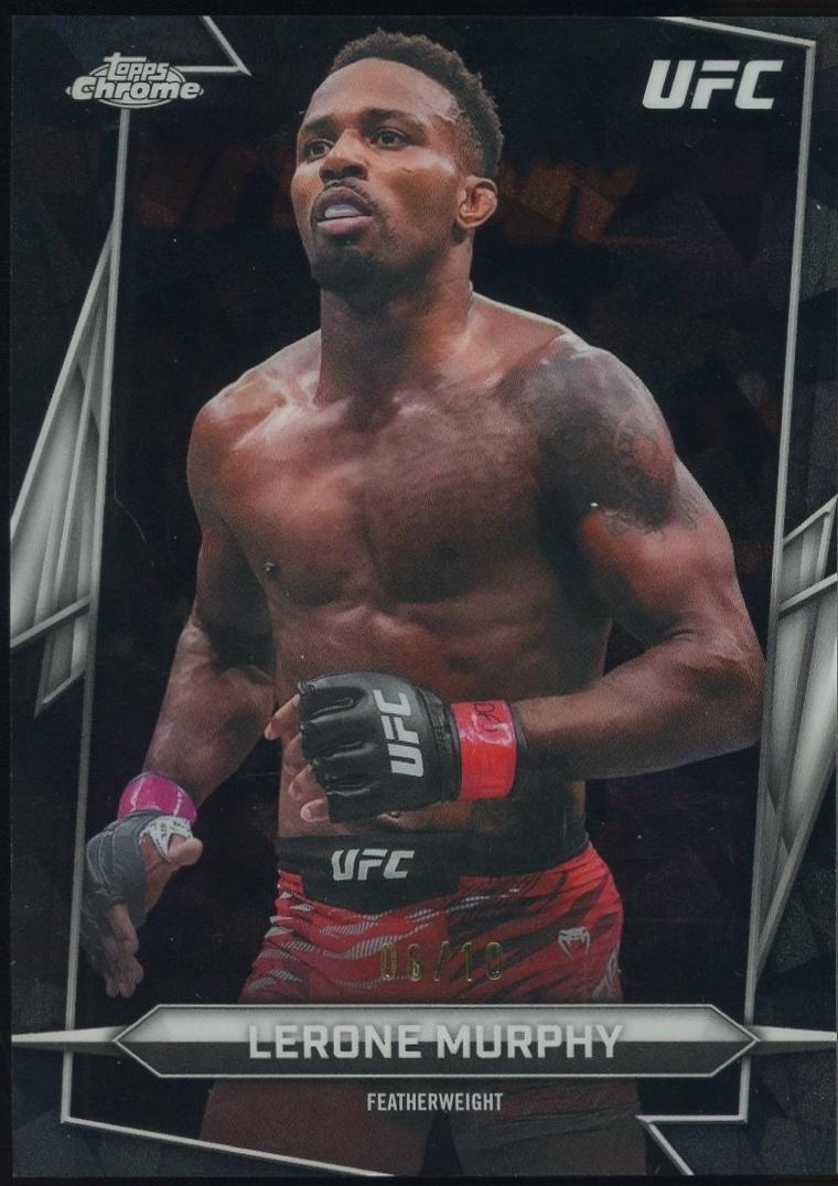 Lerone Murphy 2026 Topps Chrome UFC Base #190 Black Refractor