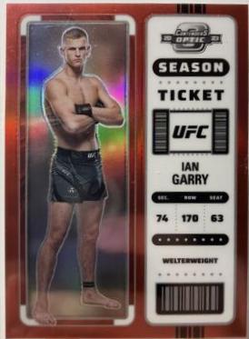 Ian Machado Garry 2023 Panini Chronicles UFC Base Contenders Optic Season Ticket #358 Blue