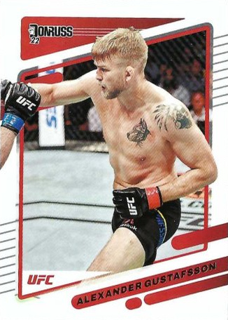 Alexander Gustafsson 2022 Panini Donruss UFC Base #110 Press Proof Purple