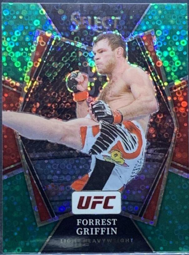 Forrest Griffin 2022 Panini Select UFC Premier Level #188 Green Disco