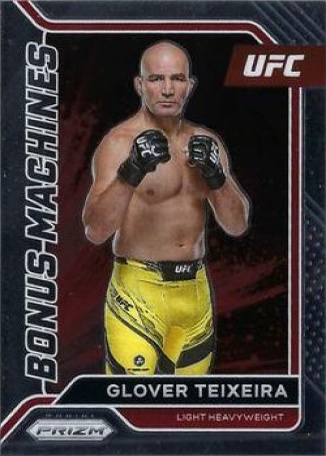 Glover Teixeira 2022 Panini Prizm UFC Bonus Machines #13 Black Prizm