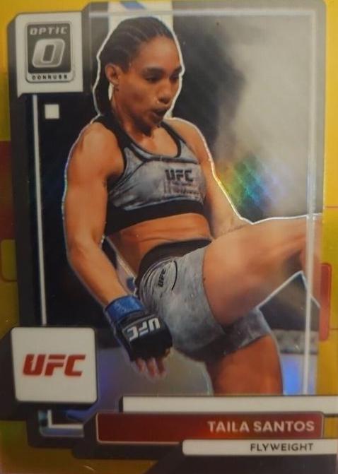 Taila Santos 2023 Panini Donruss Optic UFC Base #10 Gold