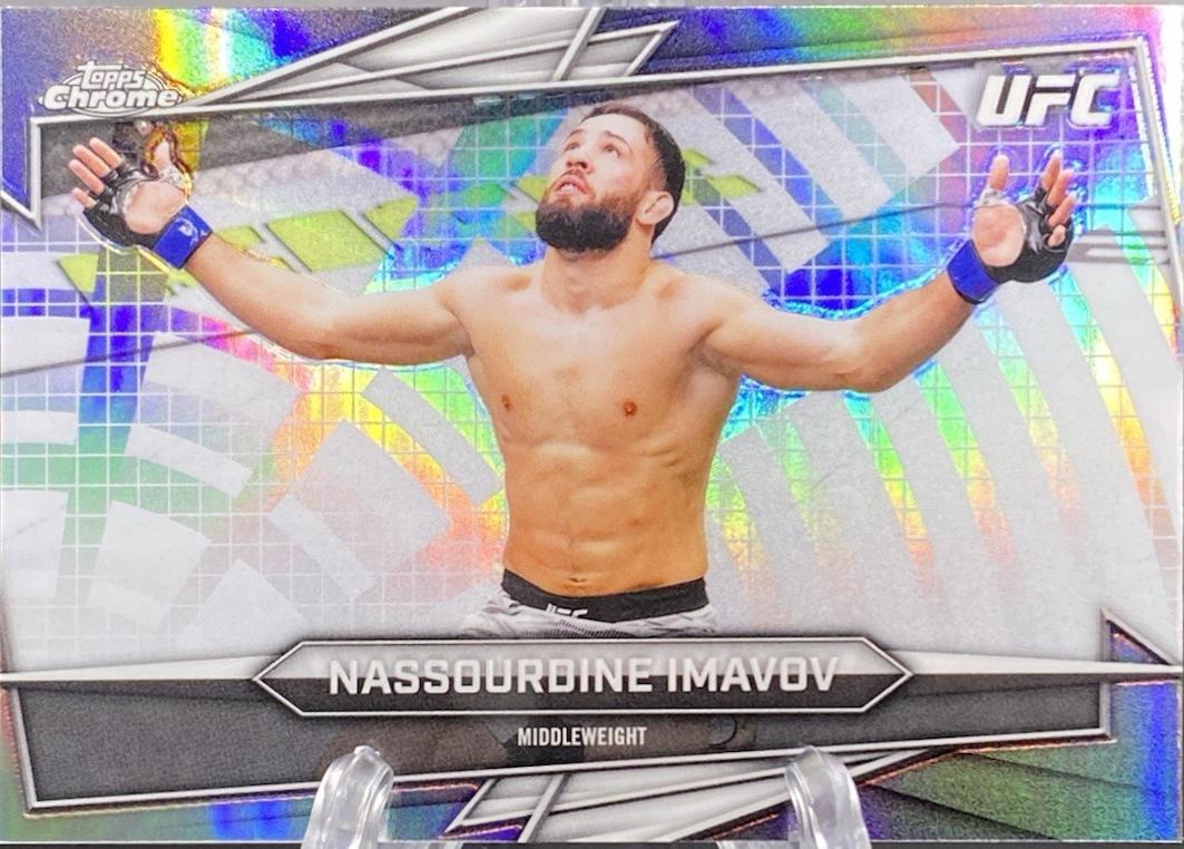 Nassourdine Imavov 2026 Topps Chrome UFC Base #131 Refractor