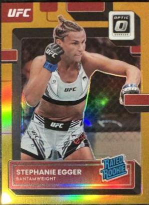 Stephanie Egger 2023 Panini Donruss Optic UFC Base #125 Gold