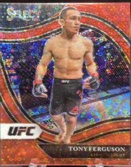Tony Ferguson 2021 Panini Select UFC Octagonside #297 Red Disco