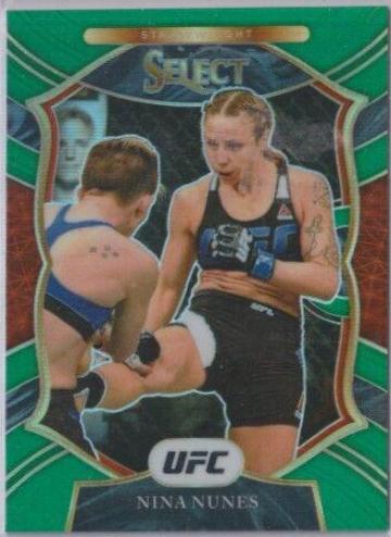 Nina Nunes 2021 Panini Select UFC Concourse #49 Green