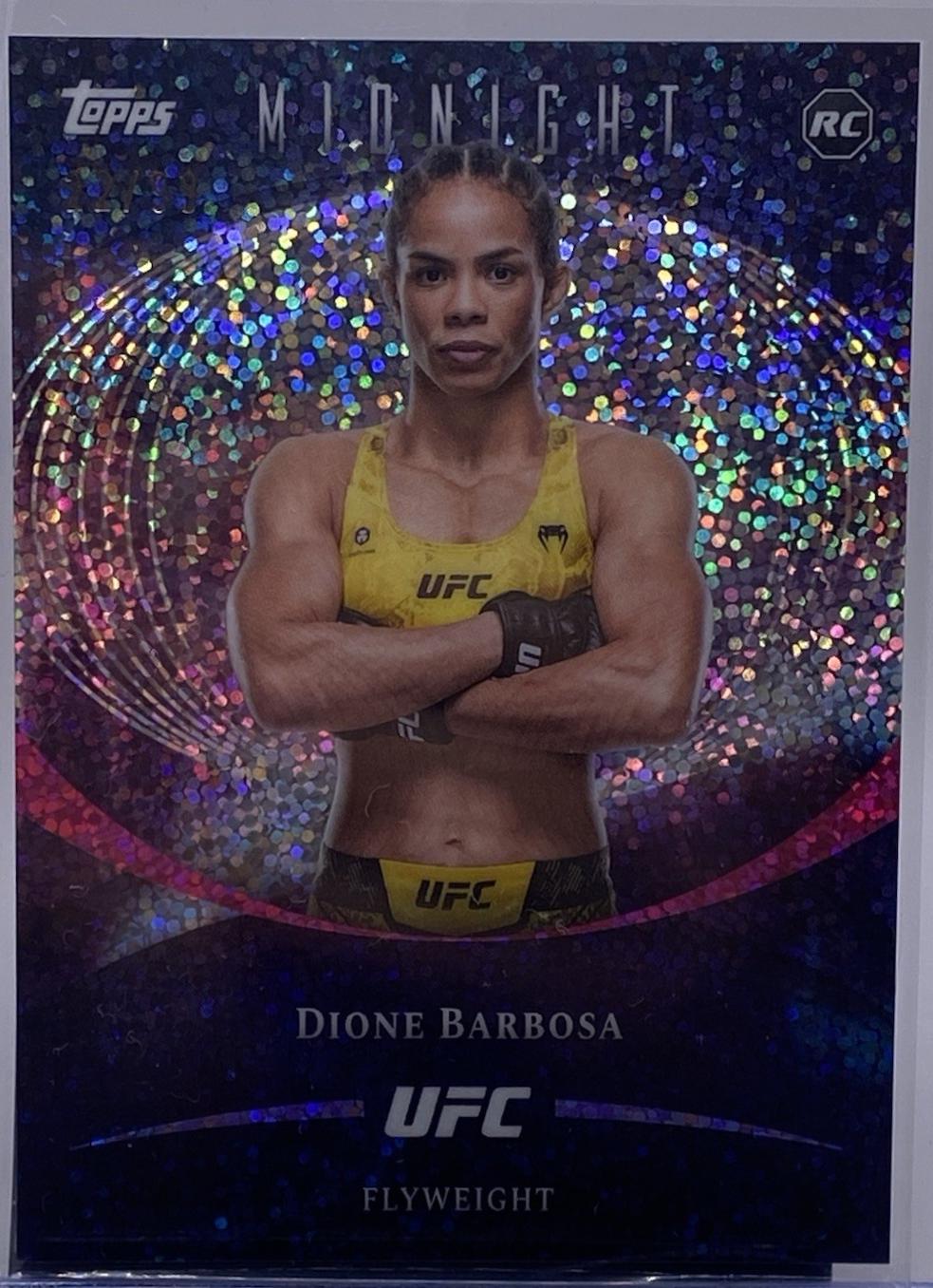 Dione Barbosa 2026 Topps Midnight UFC Base #4 Twilight