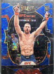 Joe Pyfer 2023 Panini Select UFC Concourse #66 Blue Disco