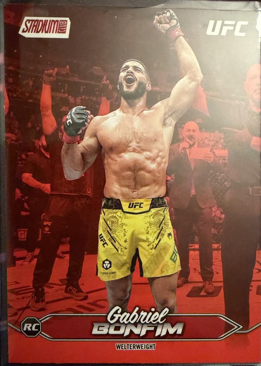 Gabriel Bonfim 2025 Topps Stadium Club UFC Base #164 Red