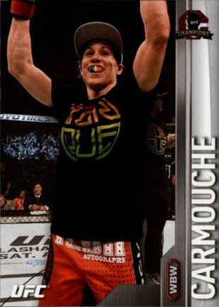 Liz Carmouche 2015 Topps UFC Champions Base #199 Platinum