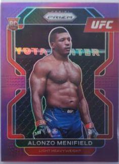Alonzo Menifield 2022 Panini Prizm UFC Base #157 Purple