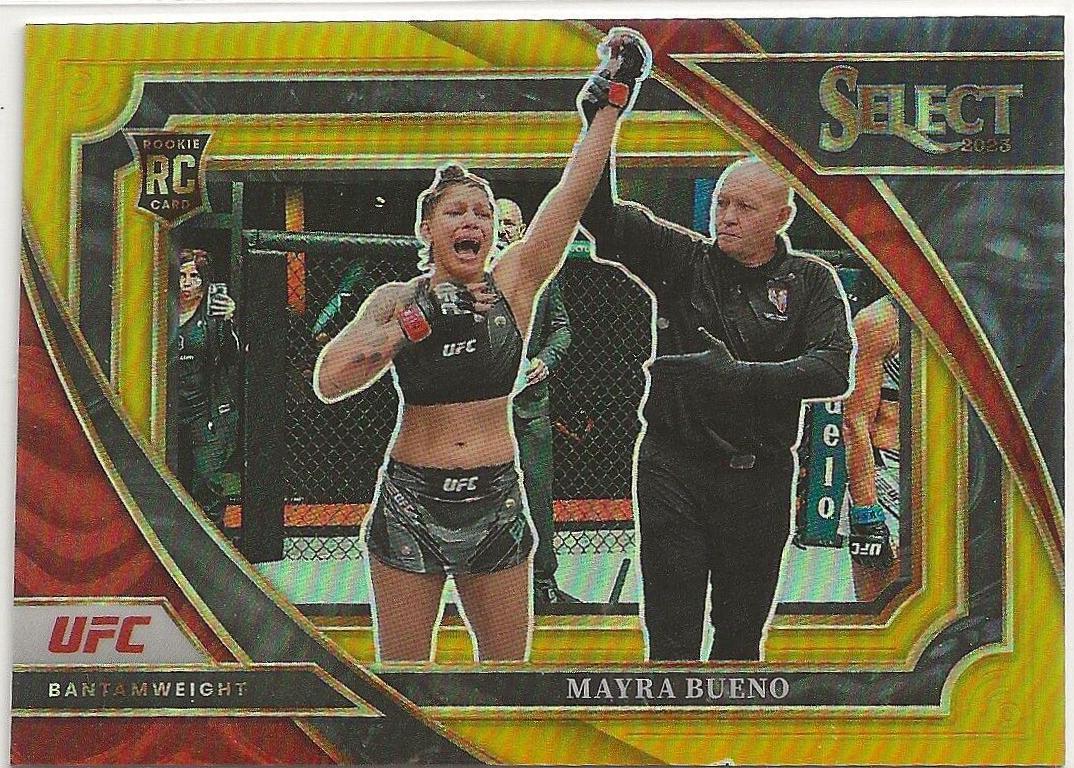 Mayra Bueno 2023 Panini Select UFC Mezzanine #328 Gold