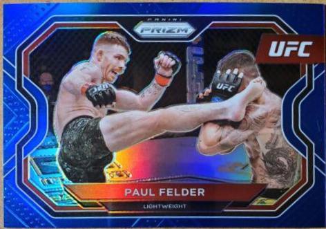 Paul Felder 2021 Panini Prizm UFC Base #145 Blue